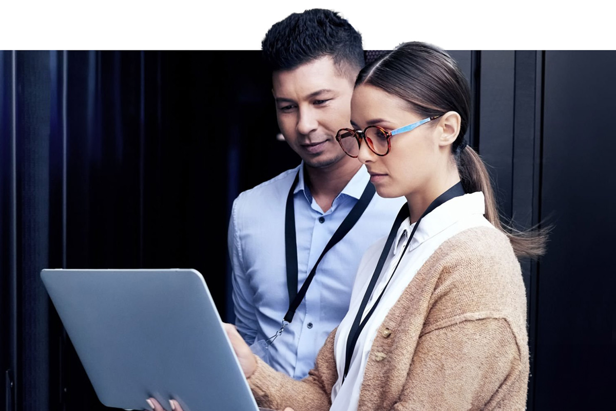 A business team